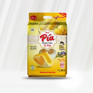 Bánh Pía Số 22 - Chay - Đậu xanh, 20% Sầu riêng 480g