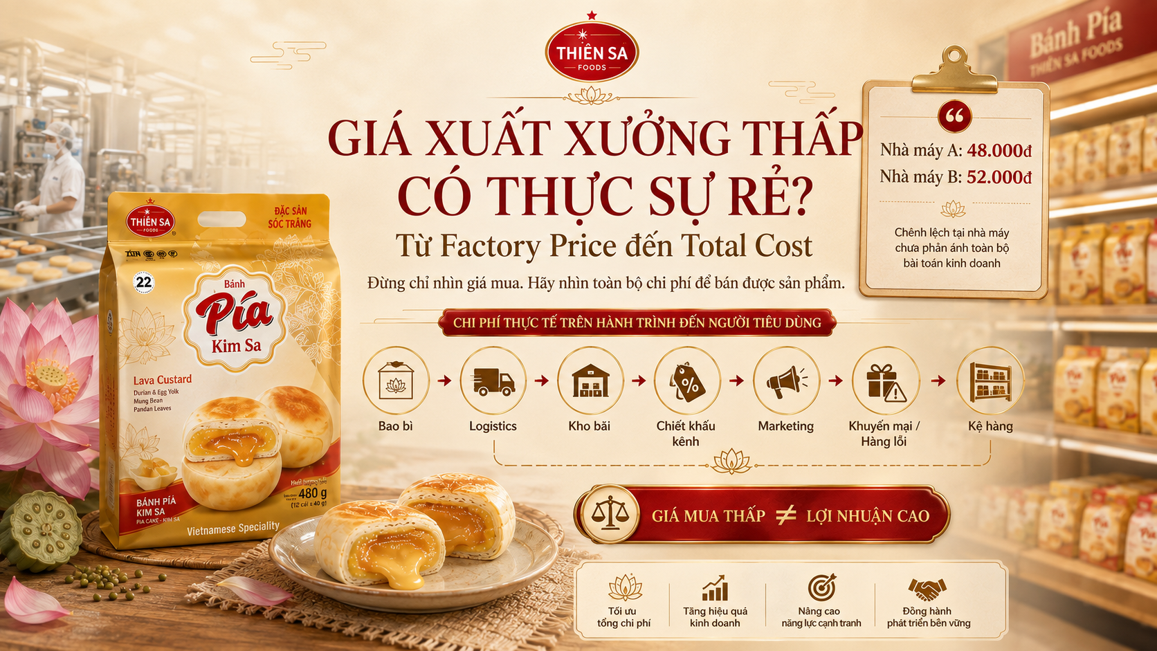 giá xuất xưởng và tổng chi phí OEM